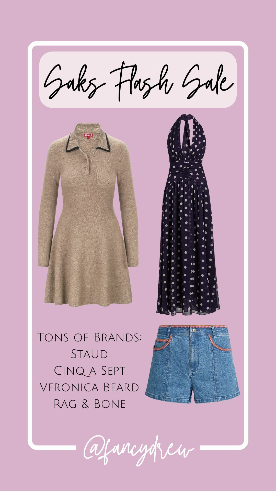 Saks flash sale! Tons of amazing brands included. Full sales linked. 

 #LTKSaleAlert