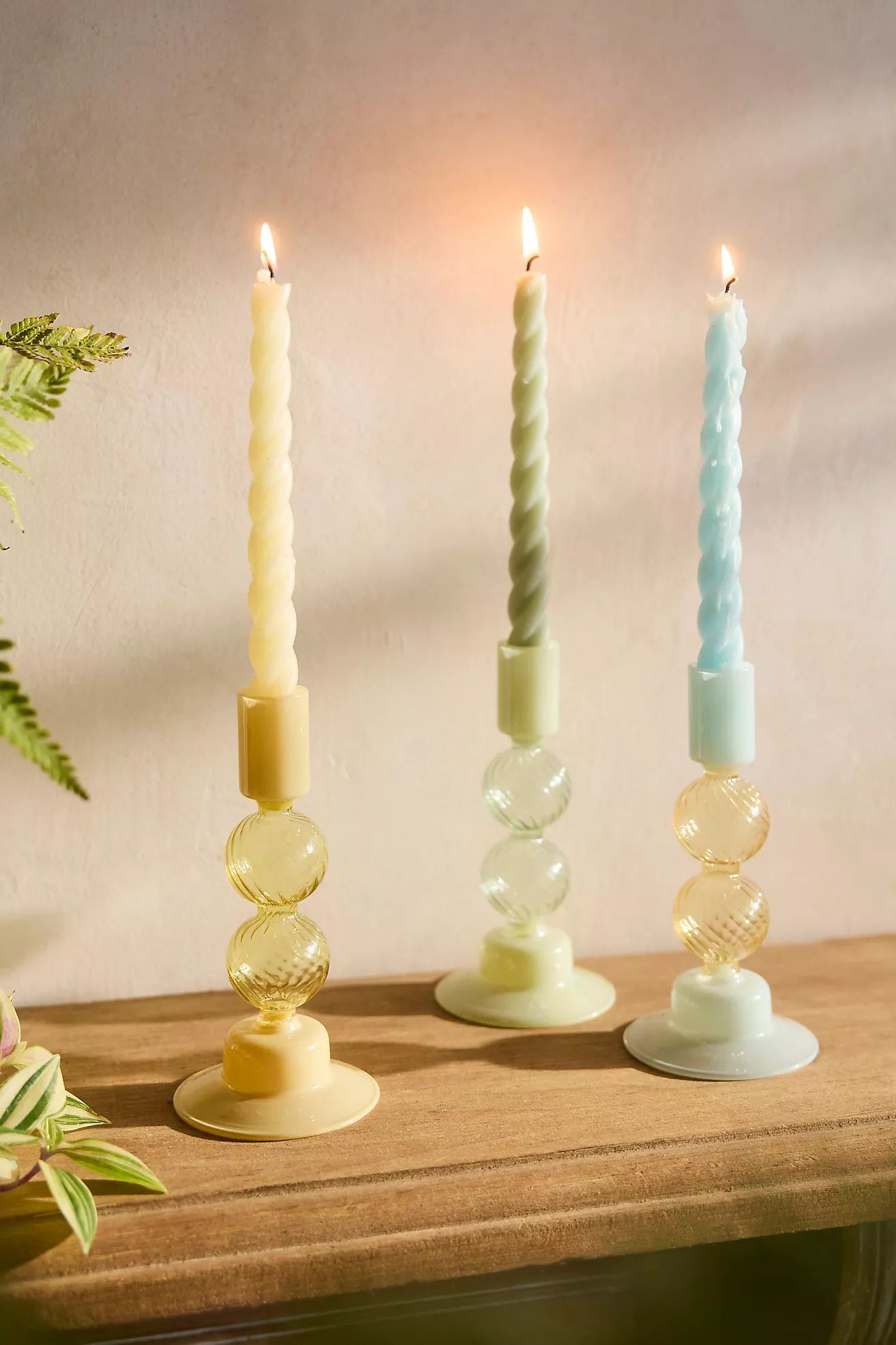 Bauble Glass Candlestick | Anthropologie (US)