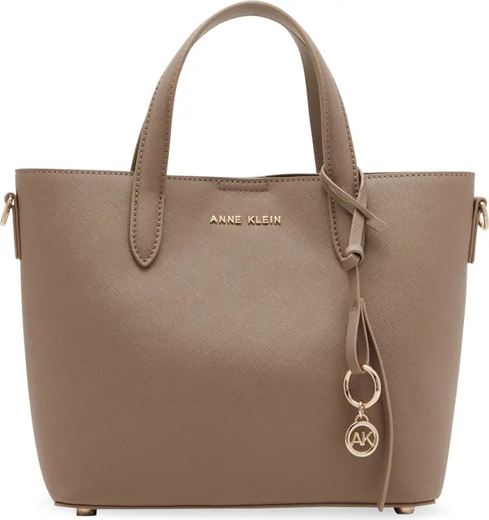 Midi Faux Leather Satchel | Nordstrom Rack