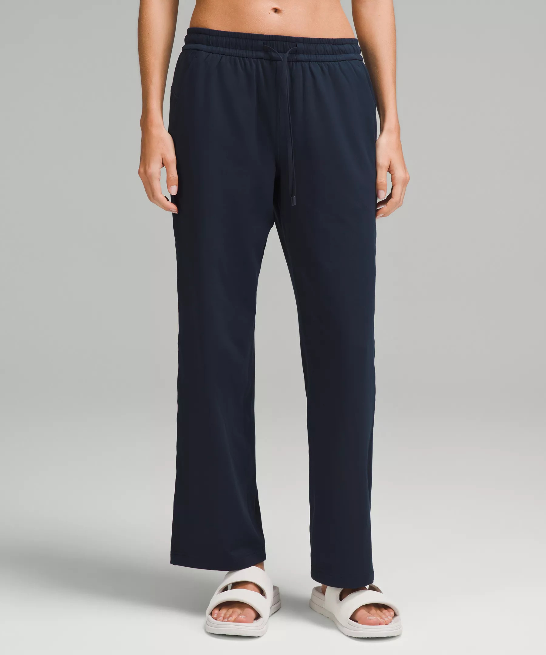 Soft Jersey Straight-Leg Mid-Rise Pant | Lululemon (US)