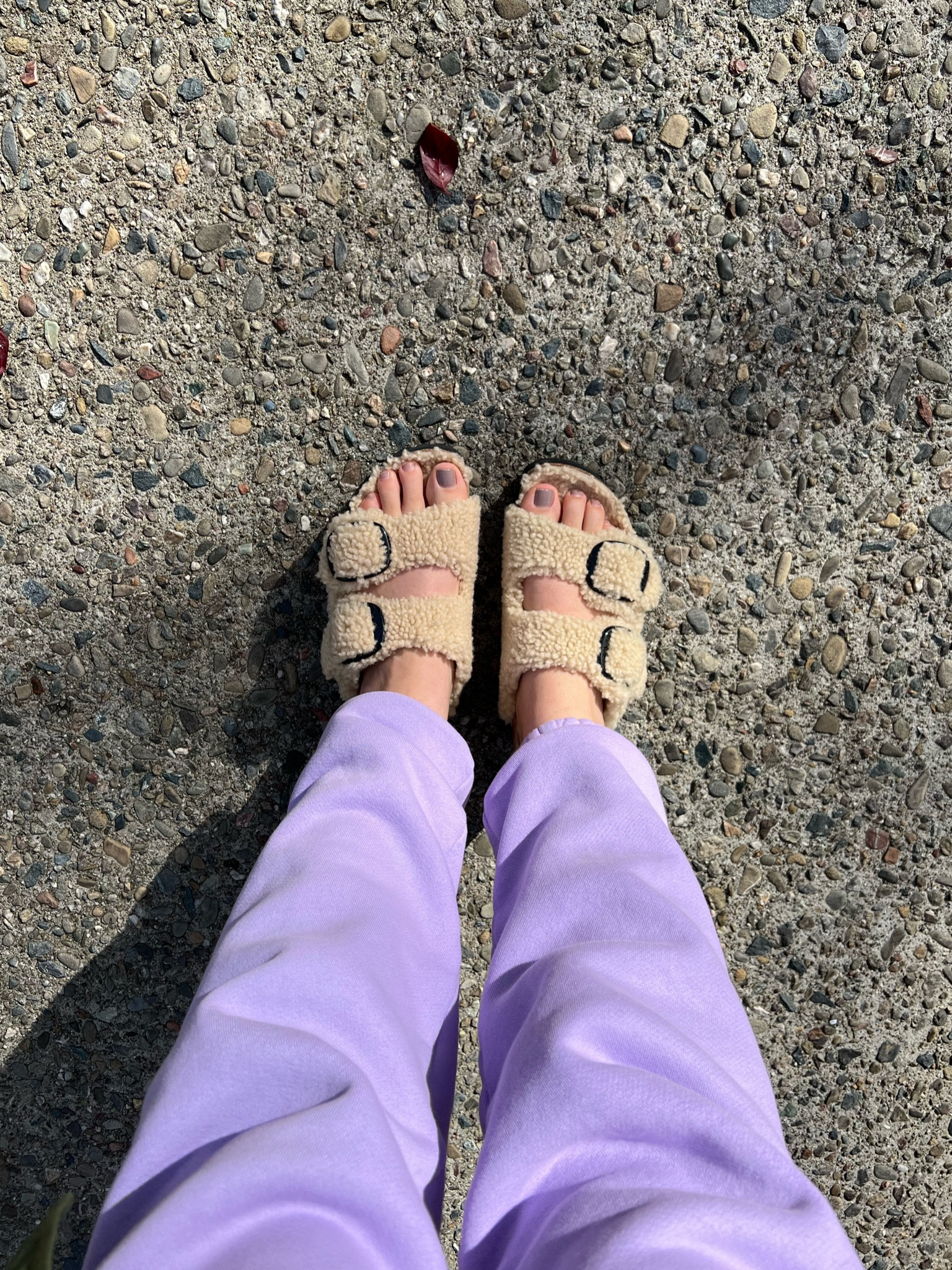I’ve been wearing these shearling sandals all fall & winter… just found them on sale‼️😇

#LTKsalealert #LTKshoecrush