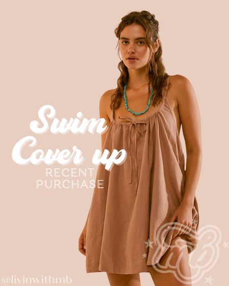 Recently purchased swim cover-up from Free People! Can also be worn as a mini dress 🤩

#LTKstyletip #LTKfindsunder100 #LTKswim