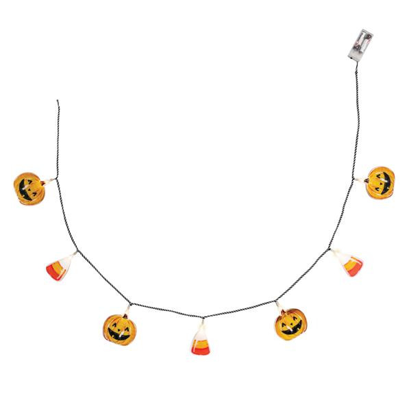 Jack-O-Lantern Light Up Garland | Mud Pie
