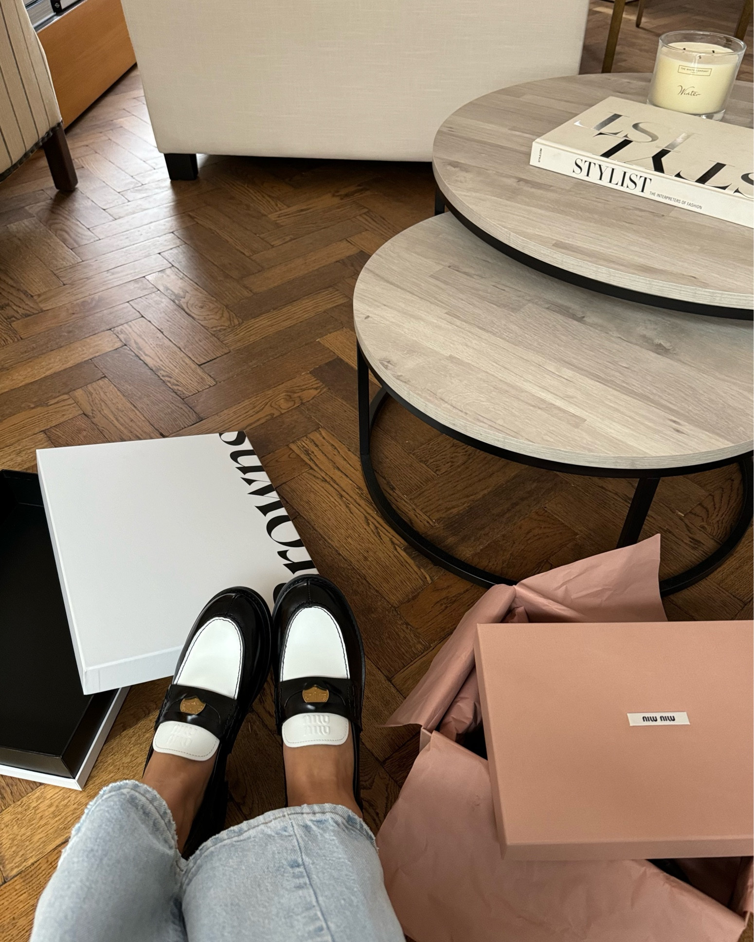 Miu Miu Penny Loafers 🖤 

#LTKshoecrush #LTKeurope #LTKstyletip