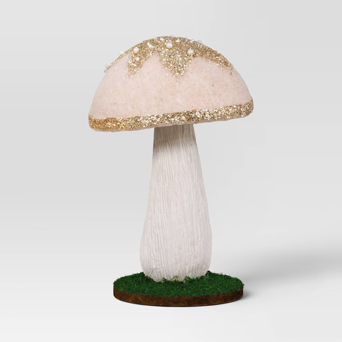 Glittered Wool Mushroom Christmas Figurine - Wondershop™ | Target