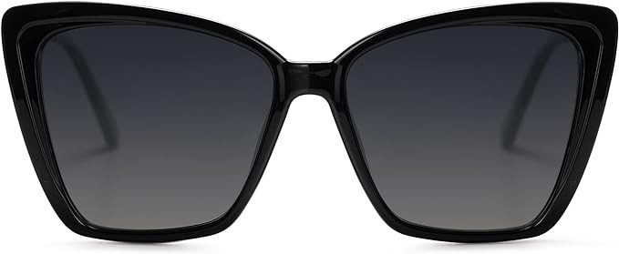 SOJOS Trendy Polarized Sunglasses For Women Retro Womens Oversized Square Cat Eye Sun Glasses UV ... | Amazon (US)