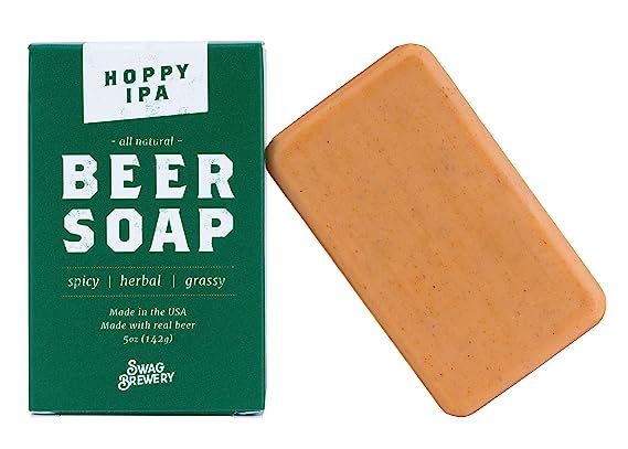 Hoppy IPA BEER SOAP | Cool Guys Gift for Beer Drinkers, Men, Grooming, Father's and Valentine's D... | Amazon (US)