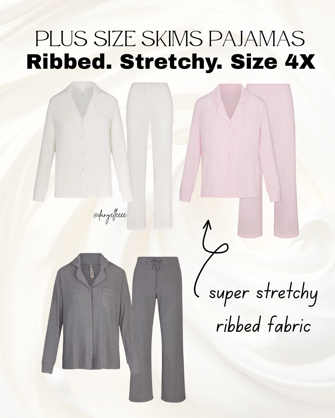 my go to pajamas recently 🤍 these super stretchy skims ribbed lounge sets come in all sizes up to a 4XL. 
Xl 2x 3x 4x

They sell out often (and get restocked) but in the meantime I’m linking multiple stores that have them in stock.

and they’re on sale right now for Black Friday and cyber Monday 🫶🏻🤍



#LTKSaleAlert #LTKPlusSize #LTKmomlife