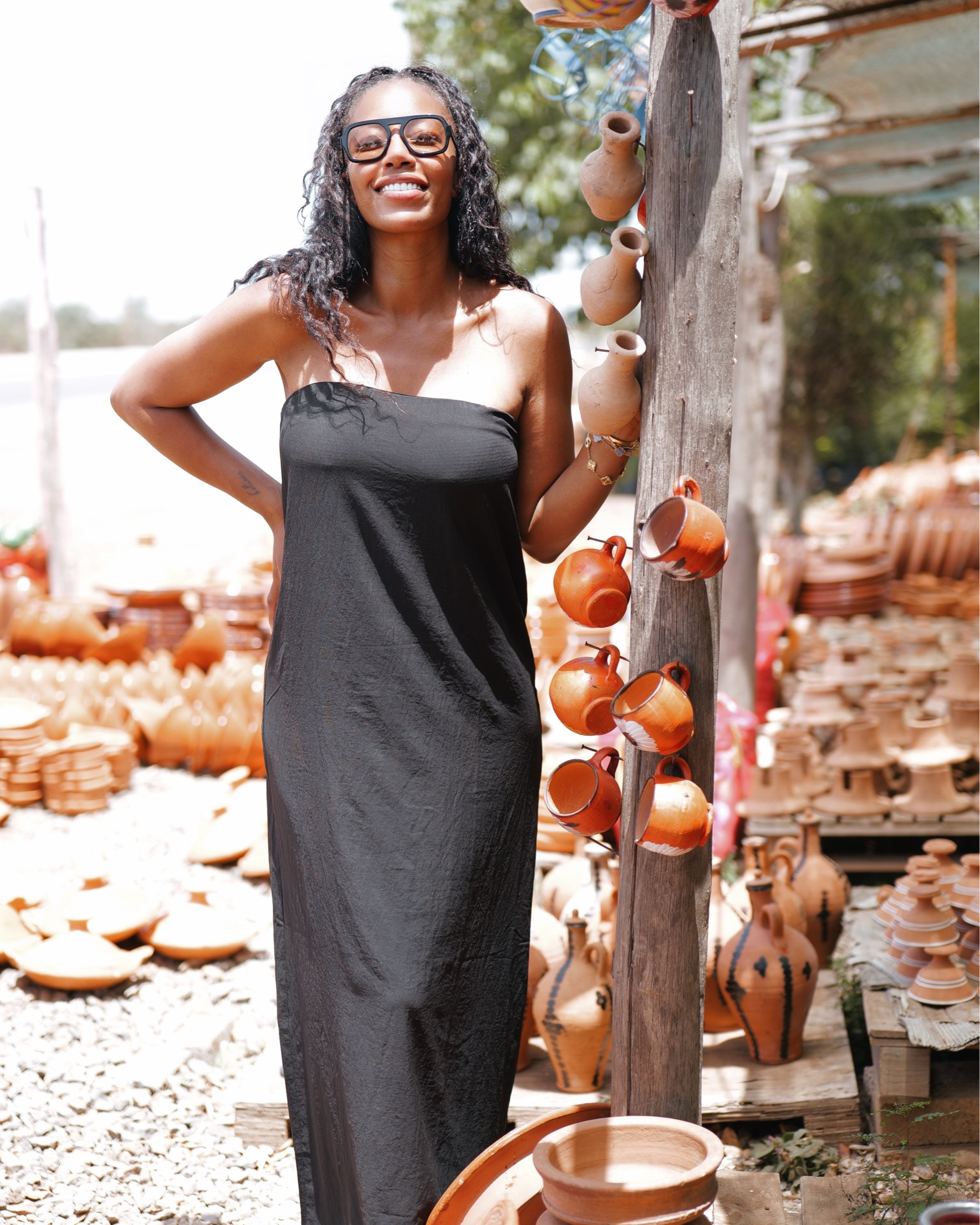 Black always works in any country or climate! 

Loving every moment in Morocco 🇲🇦 