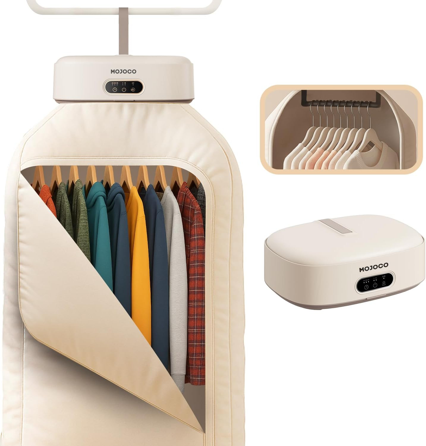 MOJOCO Portable Clothes Dryer - 600w Compact Dryer for Apartment, Travel | Amazon (US)