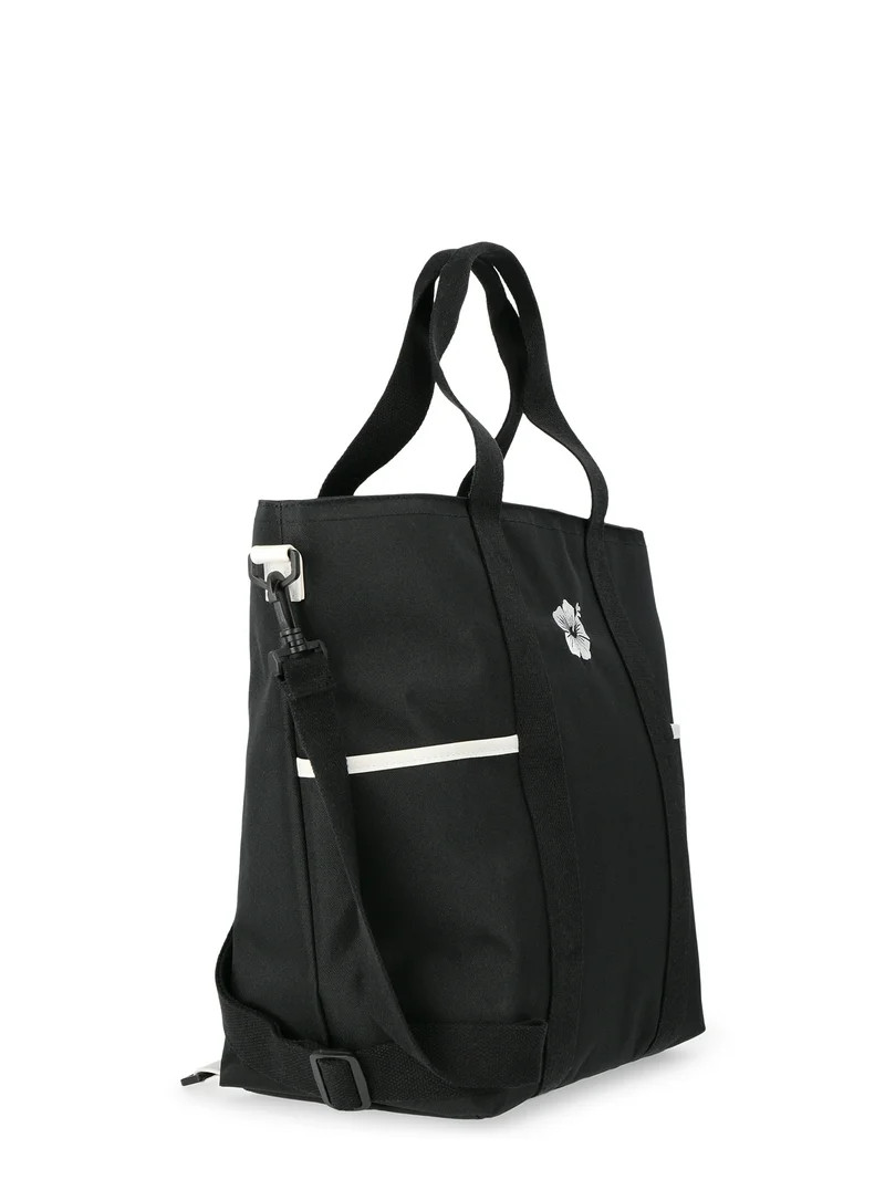 No Boundaries Women's Beach Insulated Tote Bag, Black | Walmart (US)