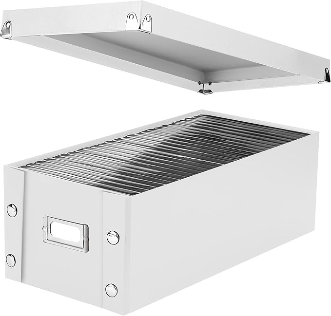 Snap-N-Store DVD Storage Box, 6" x 8.25" x 16.5", Holds up to 26 DVDs in Cases, White (SNS03317) | Amazon (US)
