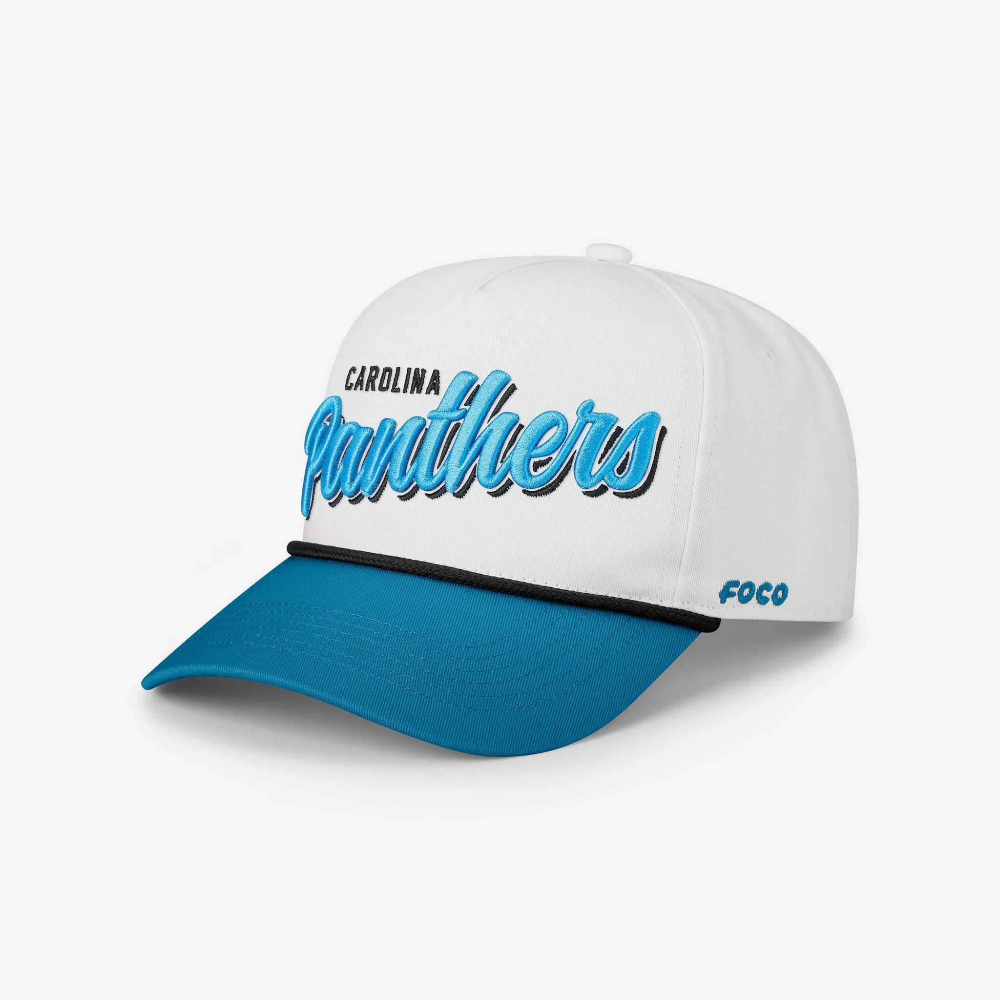 Carolina Panthers Monty Script Marquee RF Cap | FOCO inc