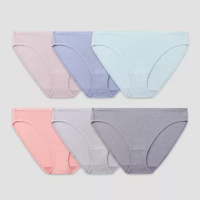 Fruit of the Loom Women's 5pk Comfort Supreme Soft Ribbed Stretch Hi-Cut  Underwear - Colors May Vary 5
