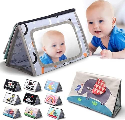Baby Mirror Toys for Tummy Time,Newborn,Infant 0-3-4-6-12 Months Old Gift,Boy/Girl Brain Developm... | Amazon (US)