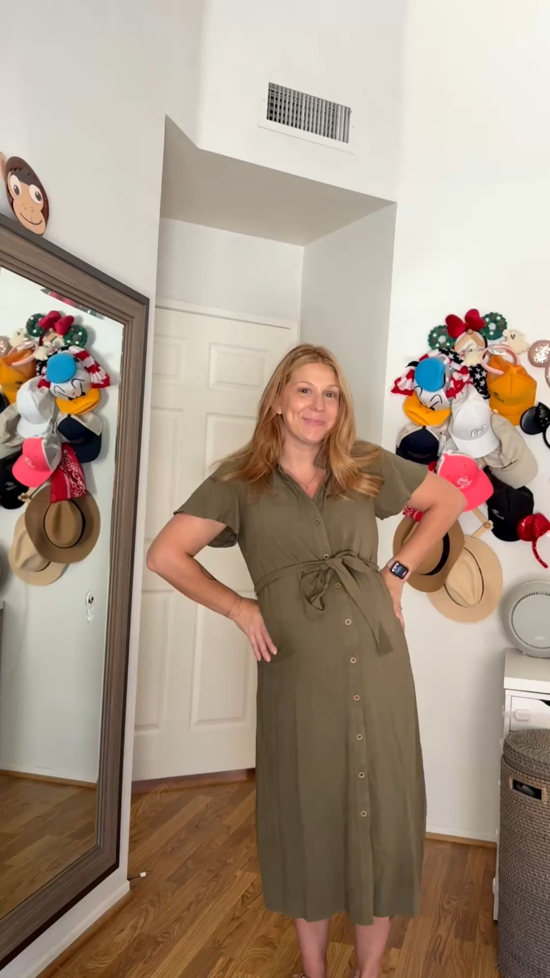 Maternity friendly fall outfit 🍂 

#LTKFindsUnder100 #LTKBump #LTKStyleTip