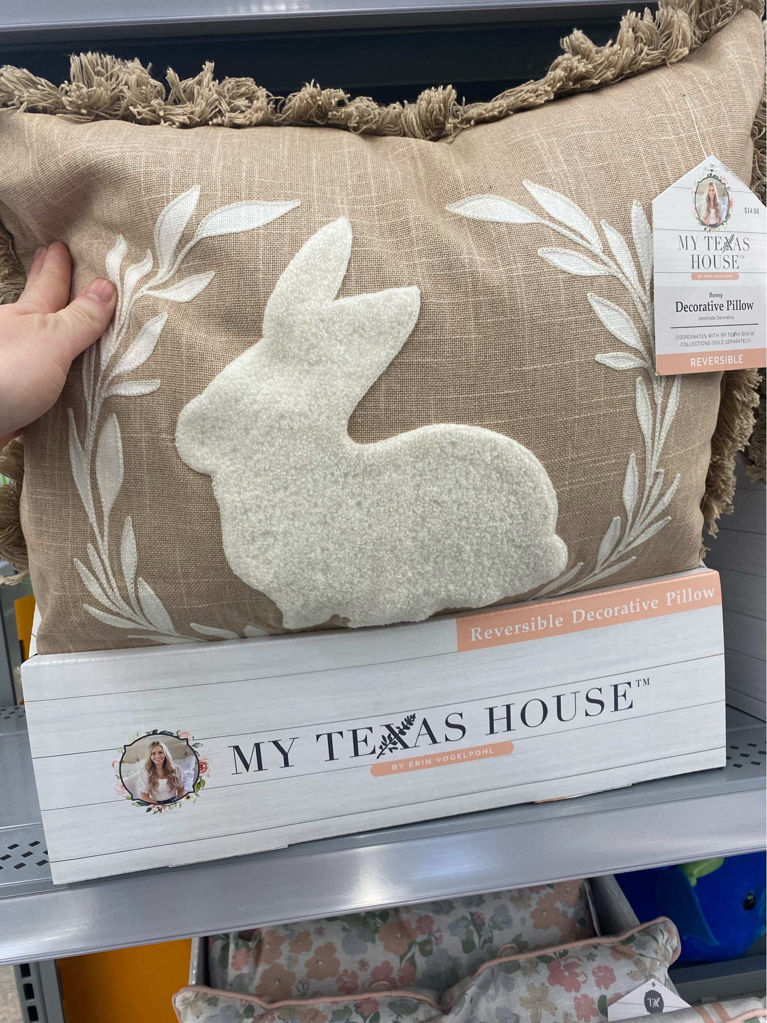 Beige Easter Bunny Throw Pillow

#LTKSpringSale #LTKhome #LTKSeasonal