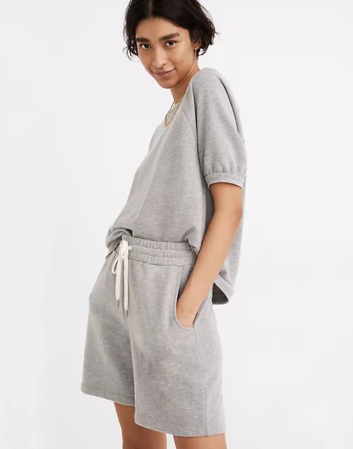 Drawstring Long Sweatshorts | Madewell