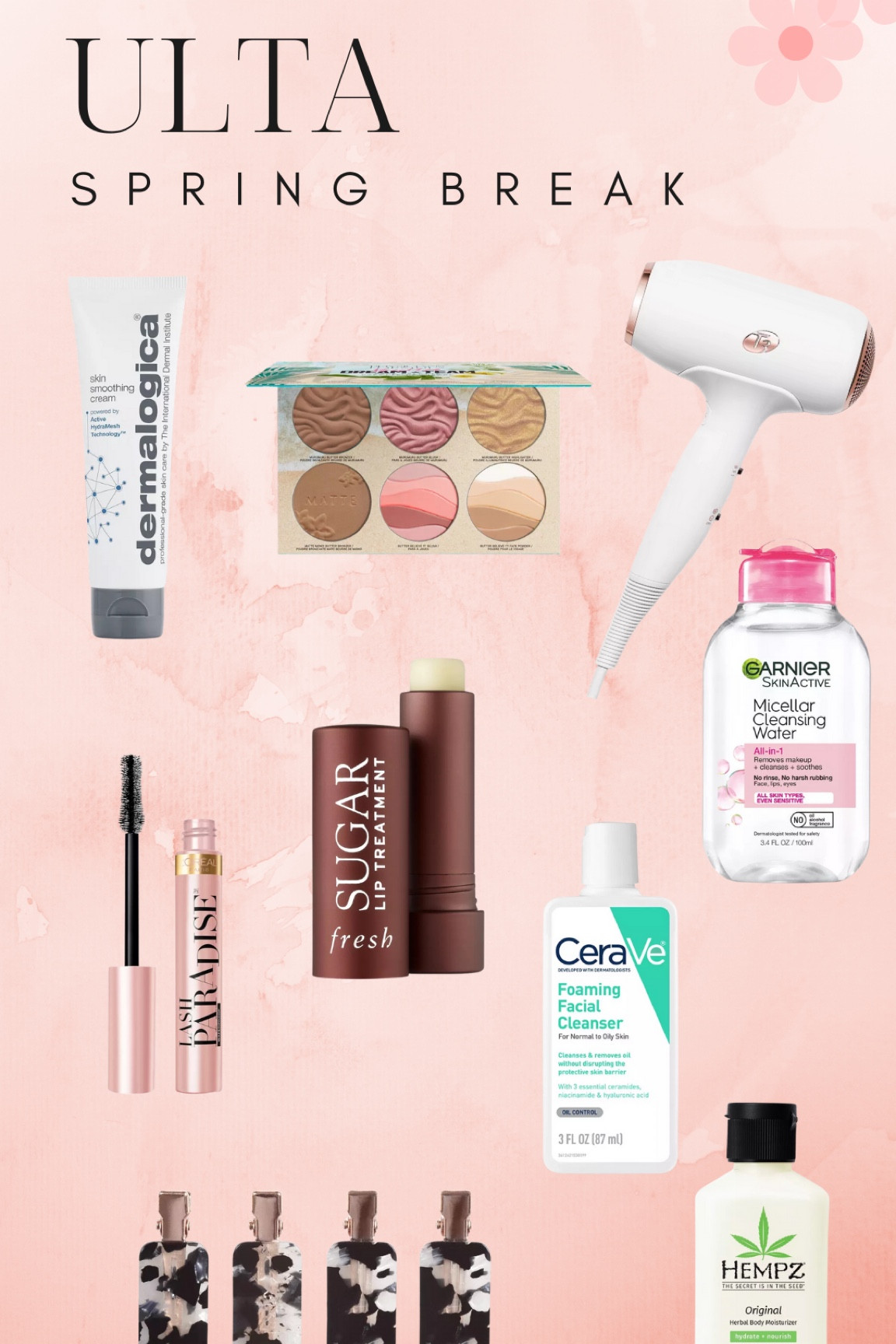 ULTA Spring Break packing essentials! Sharing my must have skin and hair products for the warm sun ✨ 

SPF, skincare, haircare, pack with me, spring break, vacation 

#LTKbeauty #LTKunder50 #LTKtravel