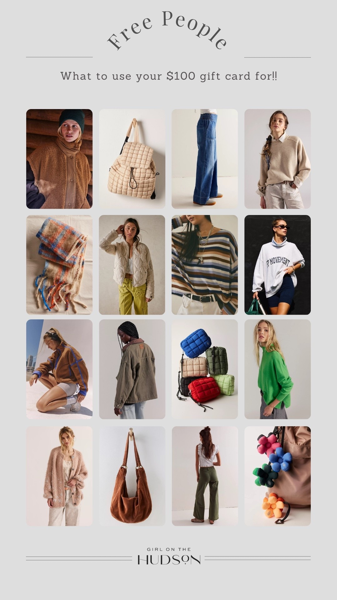 If you shopped the Free People sale last week, you should have received your $100 voucher via email today! Linking some of my favorite items that I own and love — some ideas on what to spend your voucher on!!



Gifts for her,  gift guide, treat yourself 

#LTKGiftGuide #LTKSaleAlert #LTKootd