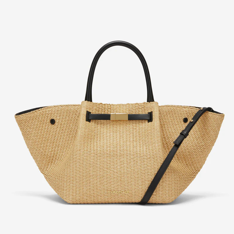 The Midi New York | Warm Raffia Black Smooth | DeMellier | DeMellier