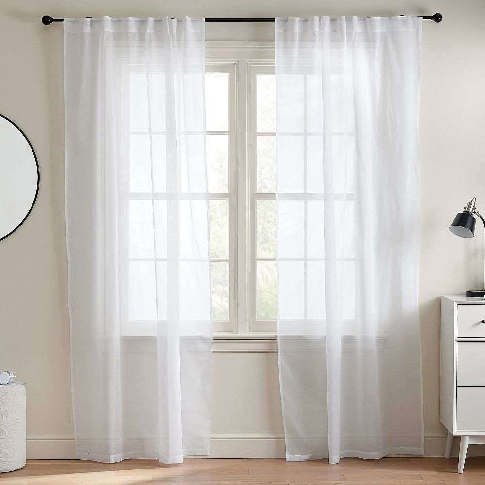 Classic Voile Sheer - Set of 2 | Pottery Barn Teen