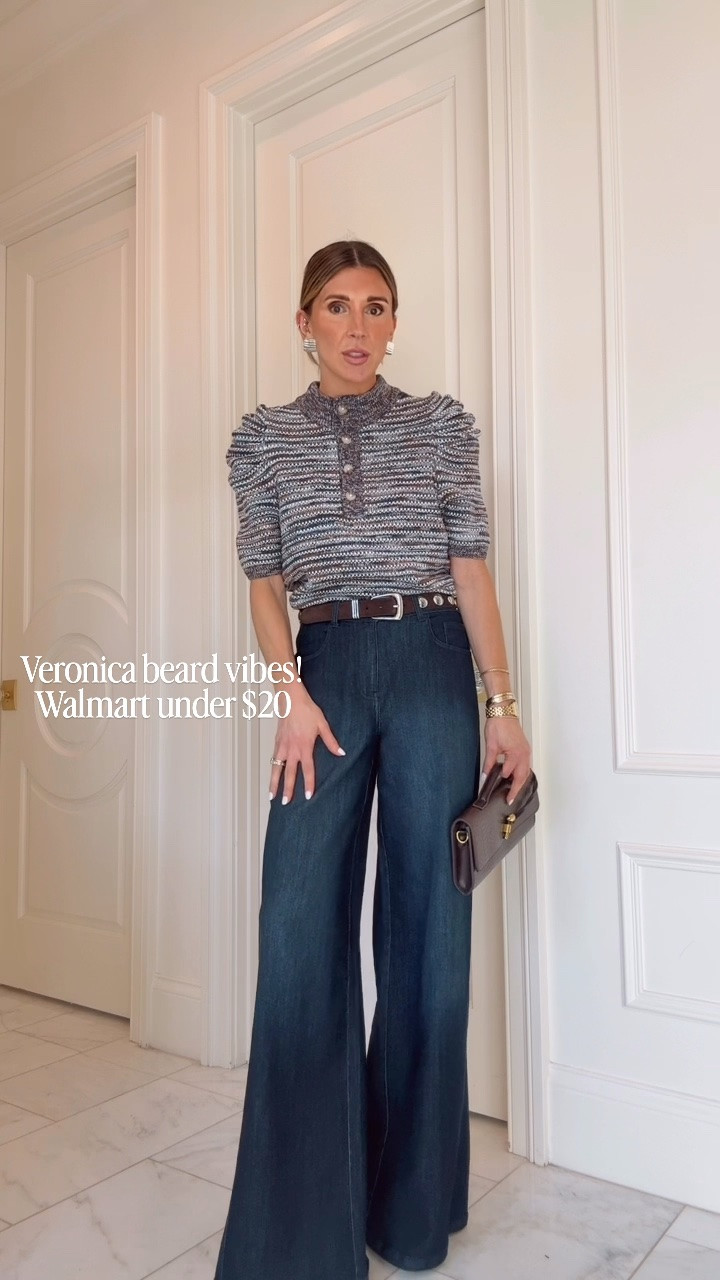 I can’t get enough of this sweater! Looks so luxe and expensive but is under $20 @WalmartStyle  #WalmartStyle #WalmartPartner