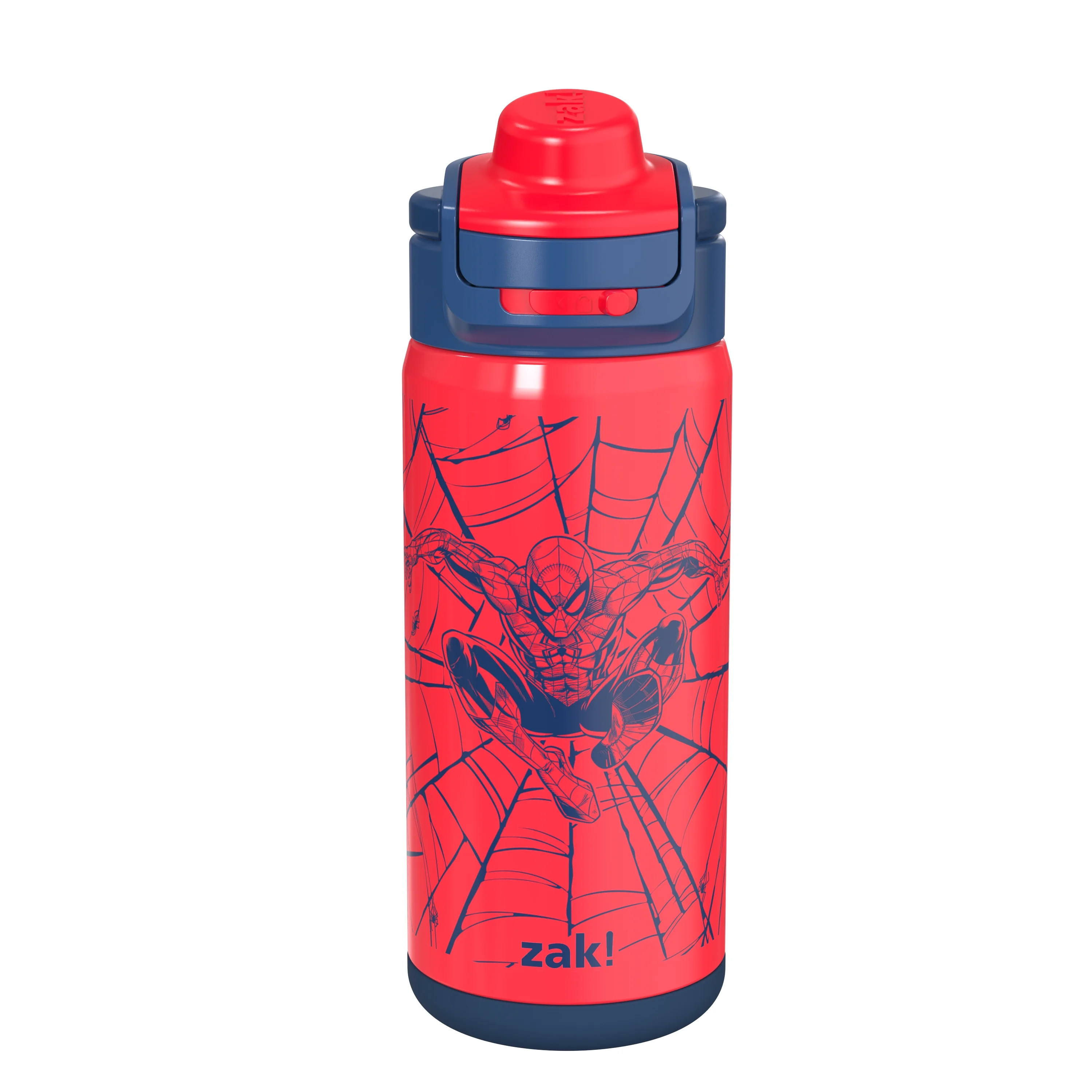 Zak Designs 14oz Spiderman Lincoln Water Bottle - Red | Walmart (US)