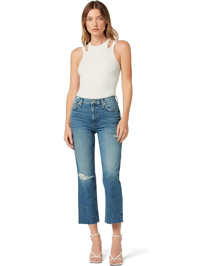 Hudson Jeans Remi High-Rise Straight Crop in Stunner | Zappos