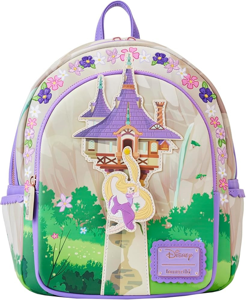 Loungefly Disney Tangled Rapunzel Swinging From Tower Mini Backpack | Amazon (US)