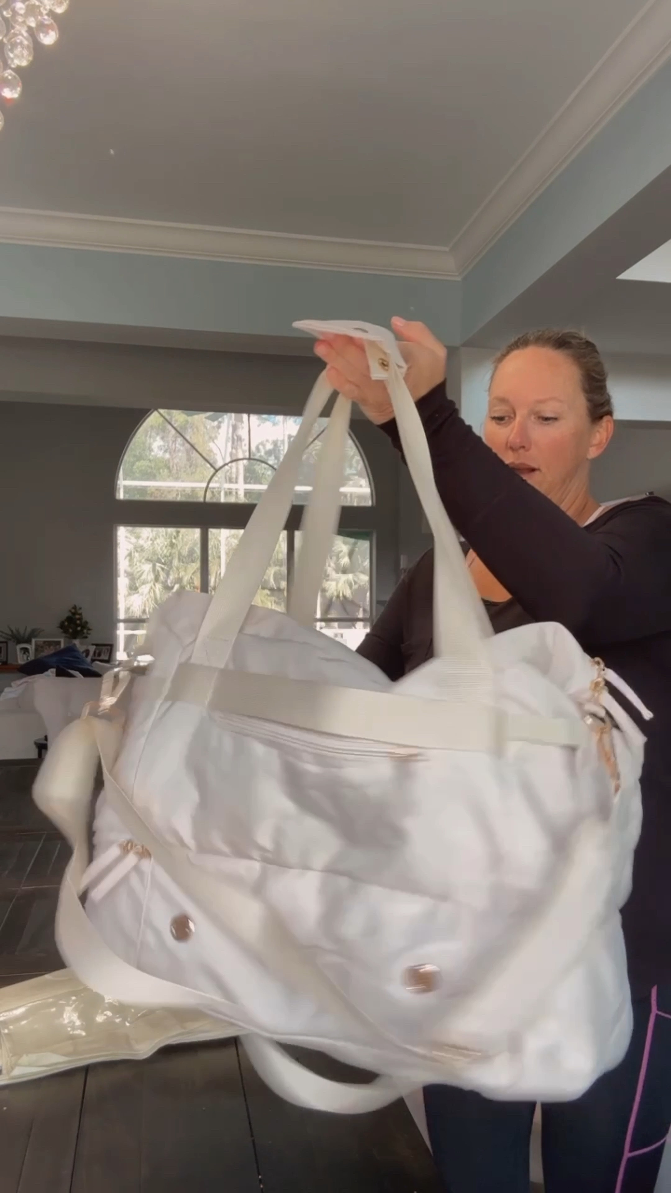 Amazing travel duffel bag! So much storage, great compartments for organization, a phone charger is built in and it attaches to the handle on your luggage (so you won’t look like a hot mess, like I have in the past…with you bag flying all over the place)!

#LTKtravel #LTKunder50 #LTKsalealert