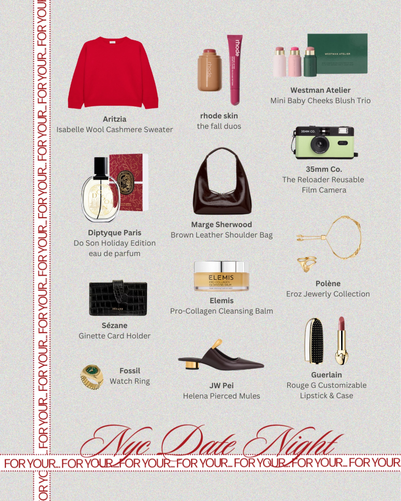 My NYC Date Night Gift Guide 

#LTKstyletip #LTKSeasonal #LTKbeauty