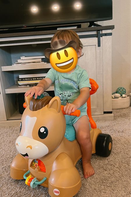 Baby boy first birthday idea! Ride on horse! 

#LTKKids #LTKBaby #LTKBump