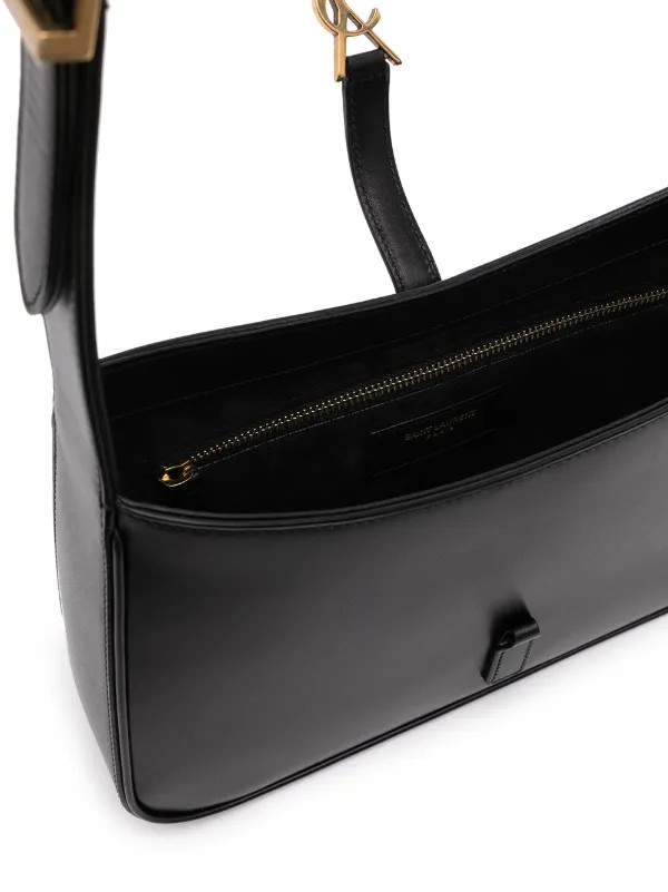 Saint Laurent 5A7 logo-plaque Shoulder Bag - Farfetch | Farfetch Global