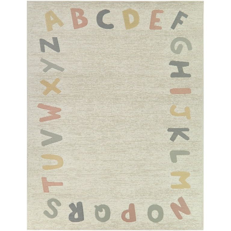 Mainstays Alphabet Indoor Rug, 5' 3"W x 7'L | Walmart (US)