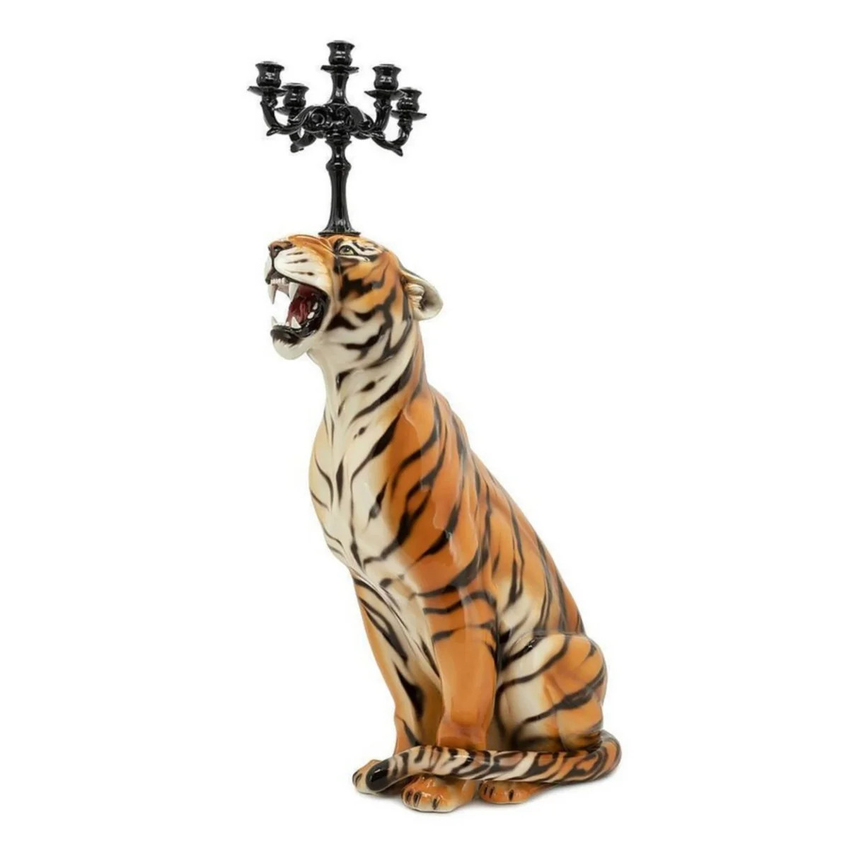 Tiger Candleholder - Right | Unique Decor | Scout Design Studio