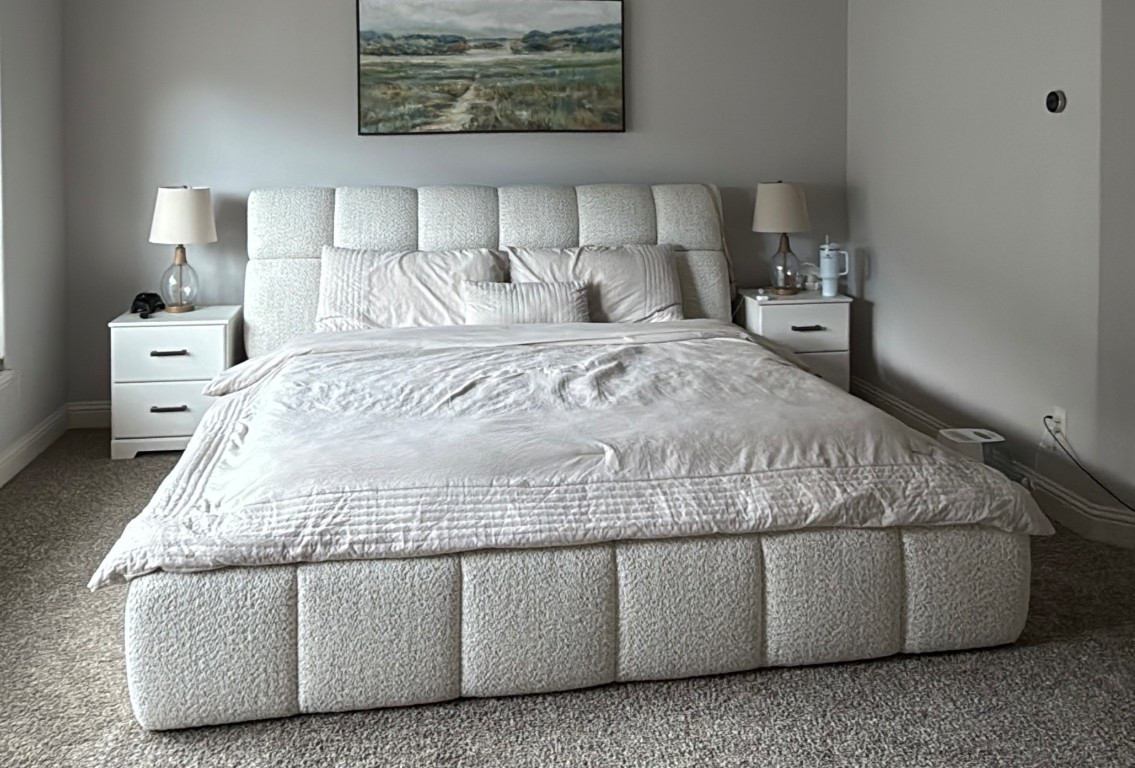 my cloud bed 😍☁️  #kingbed #cloudbed #beigebed #bedinspo 

#LTKHome #LTKSeasonal #LTKSaleAlert