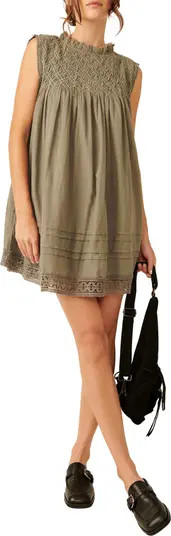 Free People Shea Smocked Yoke Shift Minidress | Nordstrom | Nordstrom