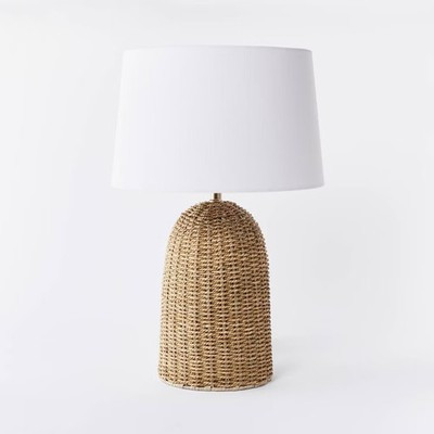 Large Seagrass Table Lamp (Includes LED Light Bulb) Natural - Threshold | eBay US