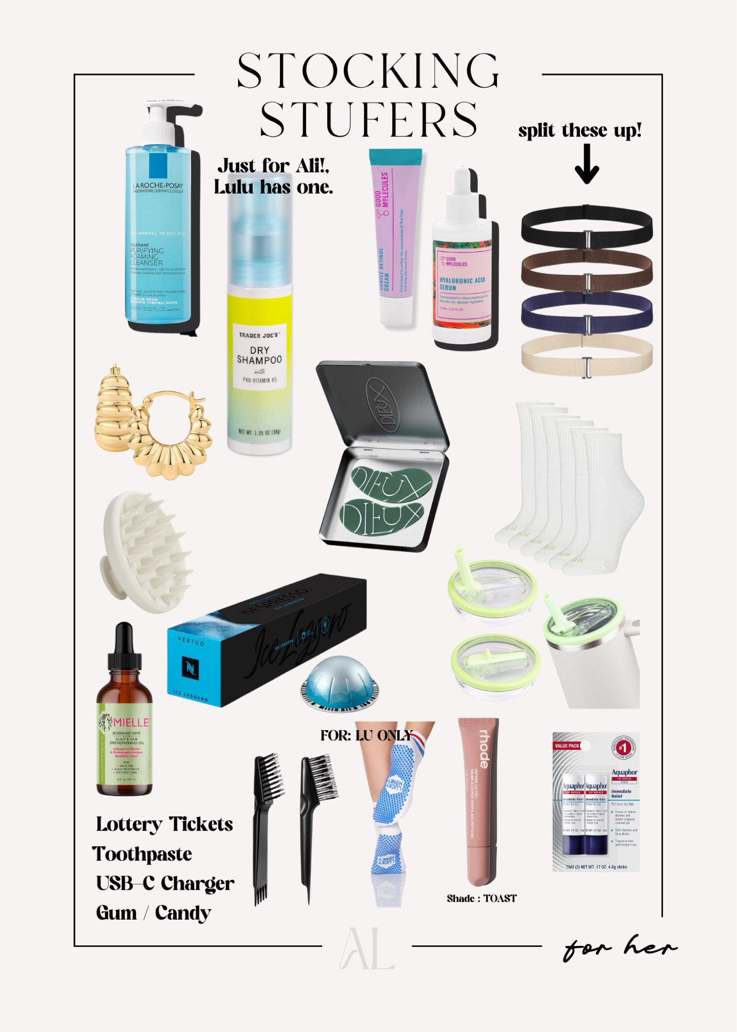 Stocking Stuffers for my sister and me! 

#LTKFindsUnder50 #LTKGiftGuide #LTKHoliday