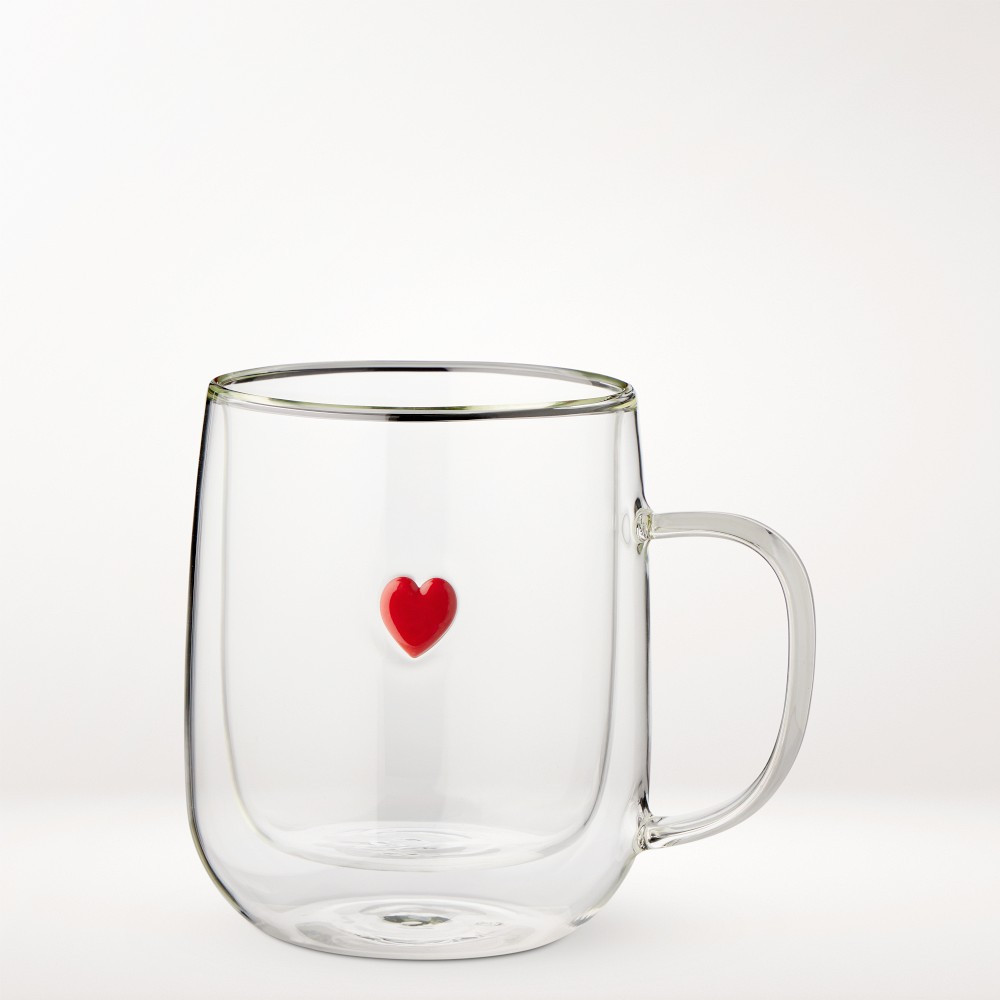 Heart Double-Wall Mugs | Williams-Sonoma