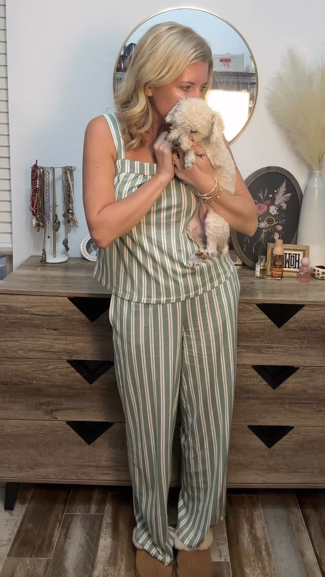 Striped pajamas, two piece pajamas, Walmart finds 

#LTKstorytime #LTKselfcare #LTKvlog