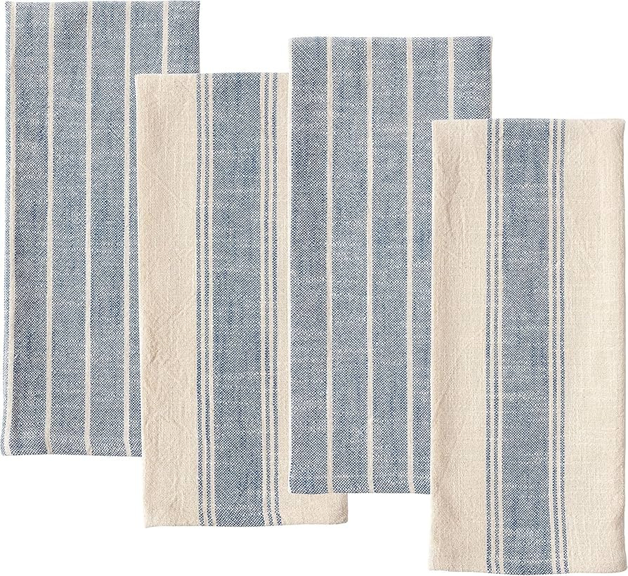 KAF Home Natural Rustic Farmhouse Slubbed Kitchen Towel | 100% Cotton Dish Towel, 18 x 28 Inches ... | Amazon (US)