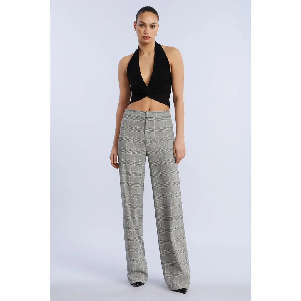 bcbg Halter Sweater Top in Black at Nordstrom, Size X-Small | Nordstrom