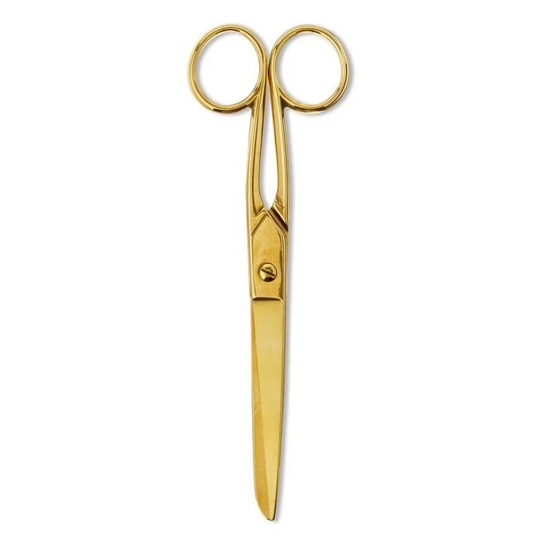 Pen+Gear Gold Scissors, 8", 100% Steel, High Quality,  Perfect for School and Offic and Home - Wa... | Walmart (US)