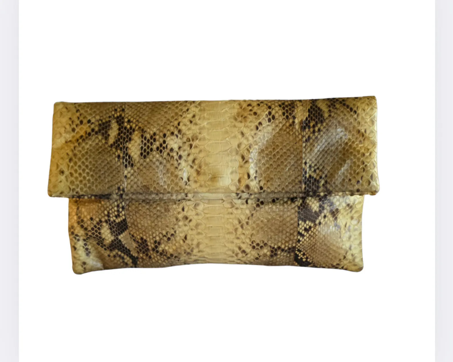 Vintage Leather Animal Print Clutch Bag Chain Threaded Strap Shoulder Purse - Etsy | Etsy (US)