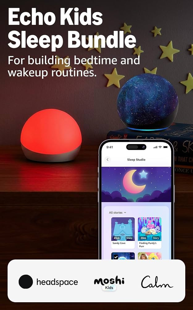 Amazon Echo Dot Kids (newest model) - Stardust, with Echo Glow, Smart speaker and night light for... | Amazon (US)