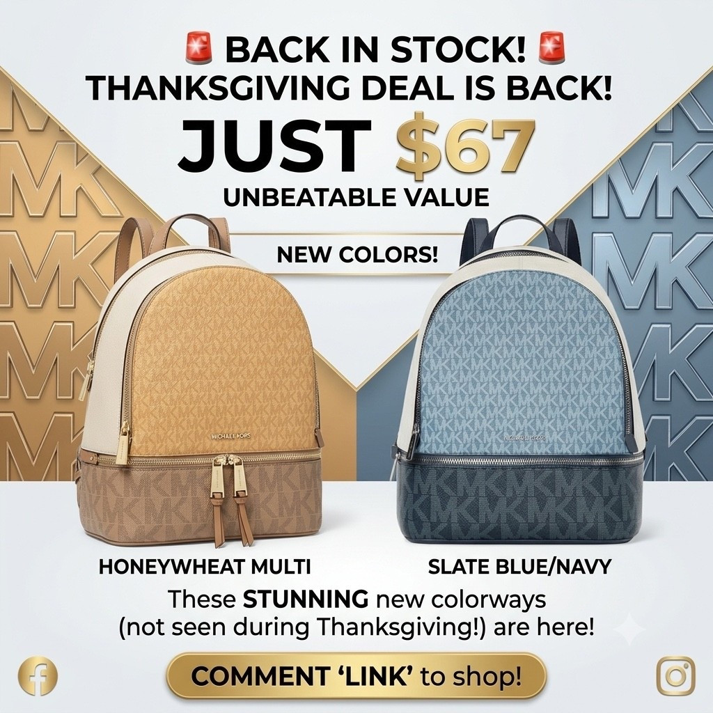 Mk backpacks in $67 #trending

#LTKootd #LTKSaleAlert