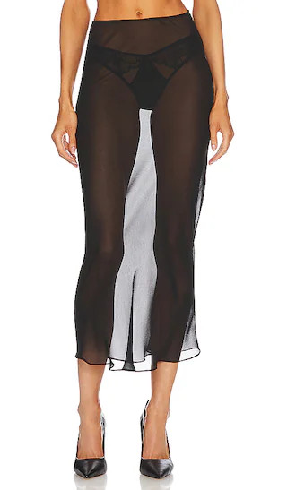 Drew Skirt in Black | Revolve Clothing (Global)