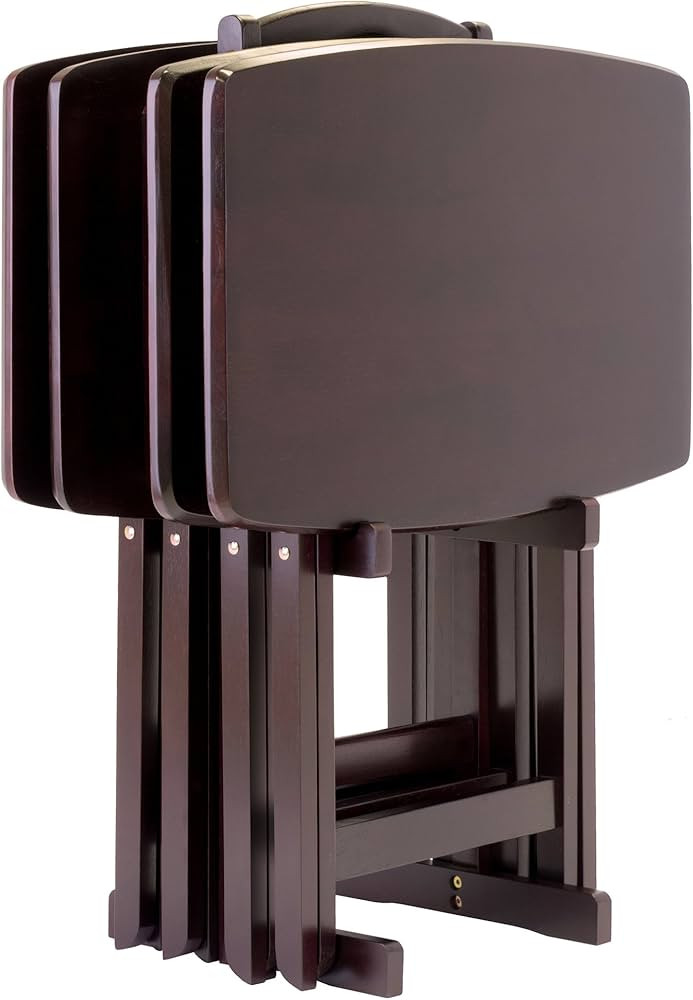 Winsome Wood Dylan Snack Table Espresso, 23.6"W x 15.75"D x 25.5"H | Amazon (US)